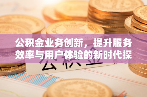 沿河公积金业务创新，提升服务效率与用户体验的新时代探索
