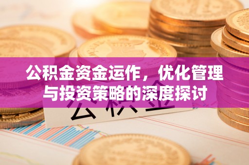 沿河公积金资金运作，优化管理与投资策略的深度探讨