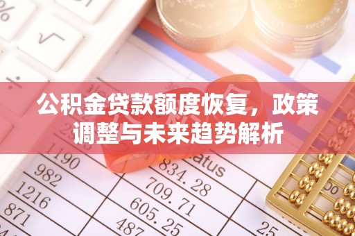 沿河公积金贷款额度恢复，政策调整与未来趋势解析