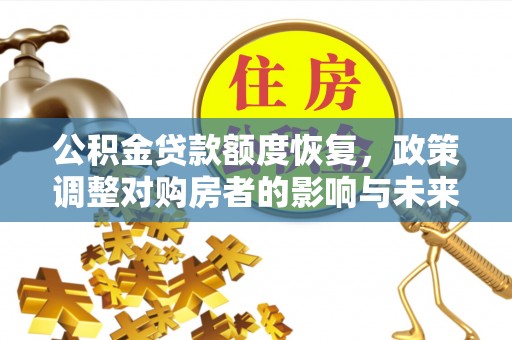 沿河公积金贷款额度恢复，政策调整对购房者的影响与未来展望