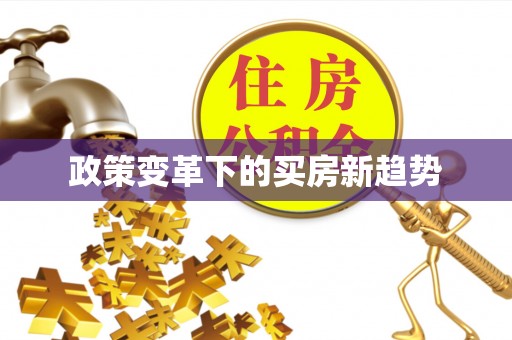 沿河政策变革下的买房新趋势
