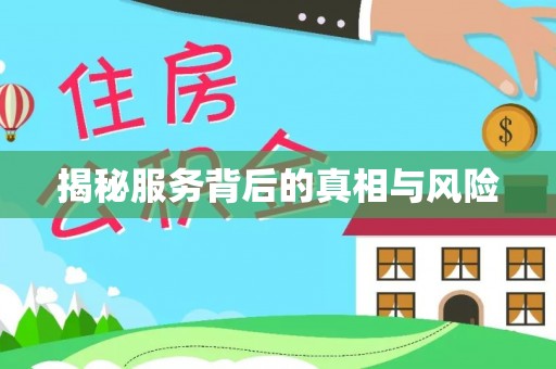 沿河揭秘服务背后的真相与风险