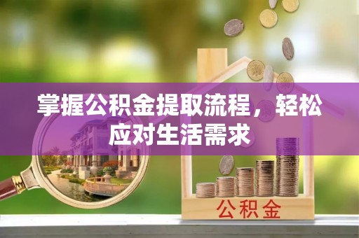 沿河掌握公积金提取流程，轻松应对生活需求