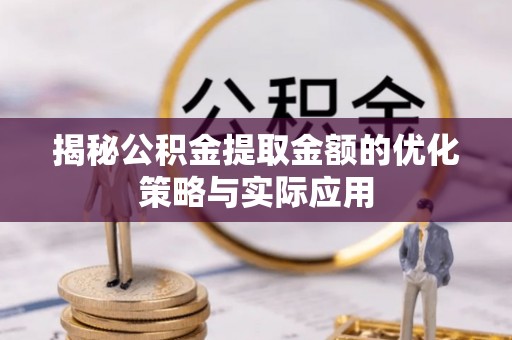 沿河揭秘公积金提取金额的优化策略与实际应用