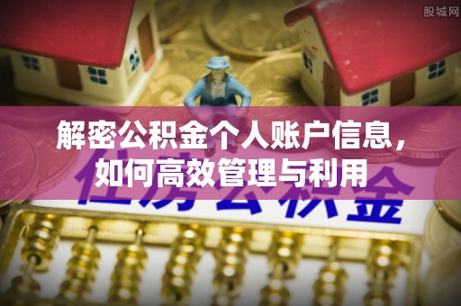 沿河解密公积金个人账户信息，如何高效管理与利用