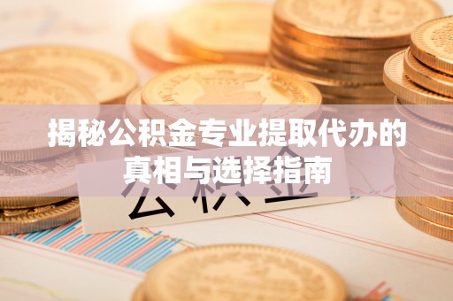 沿河揭秘公积金专业提取代办的真相与选择指南