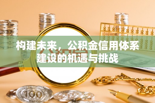 沿河构建未来，公积金信用体系建设的机遇与挑战