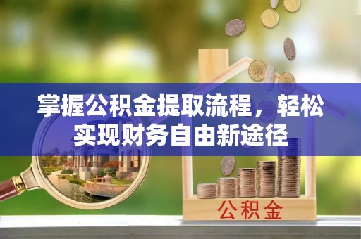 沿河掌握公积金提取流程，轻松实现财务自由新途径