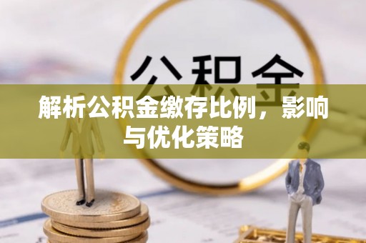 沿河解析公积金缴存比例，影响与优化策略