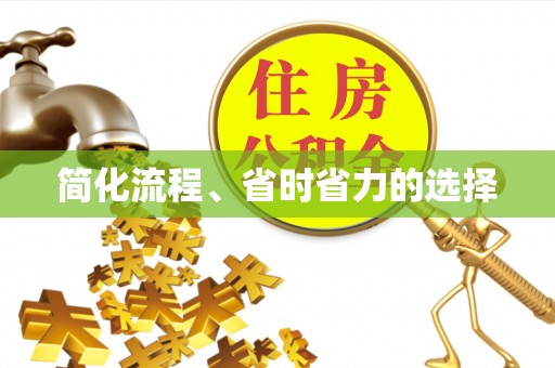 沿河简化流程、省时省力的选择