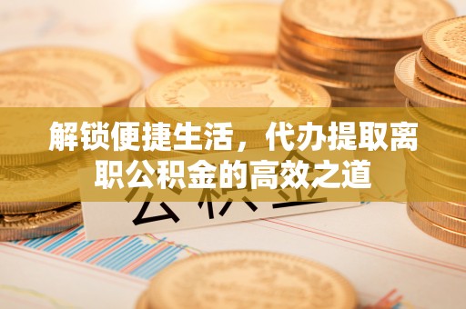 沿河解锁便捷生活，代办提取离职公积金的高效之道