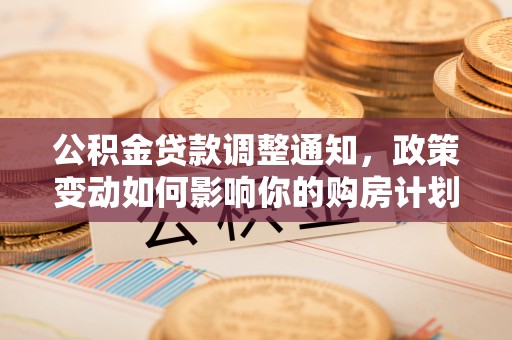 沿河公积金贷款调整通知，政策变动如何影响你的购房计划？