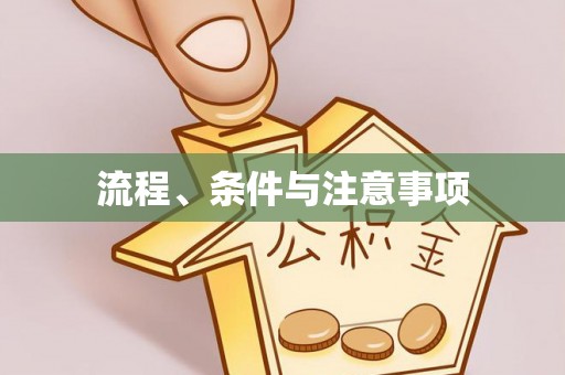 沿河流程、条件与注意事项